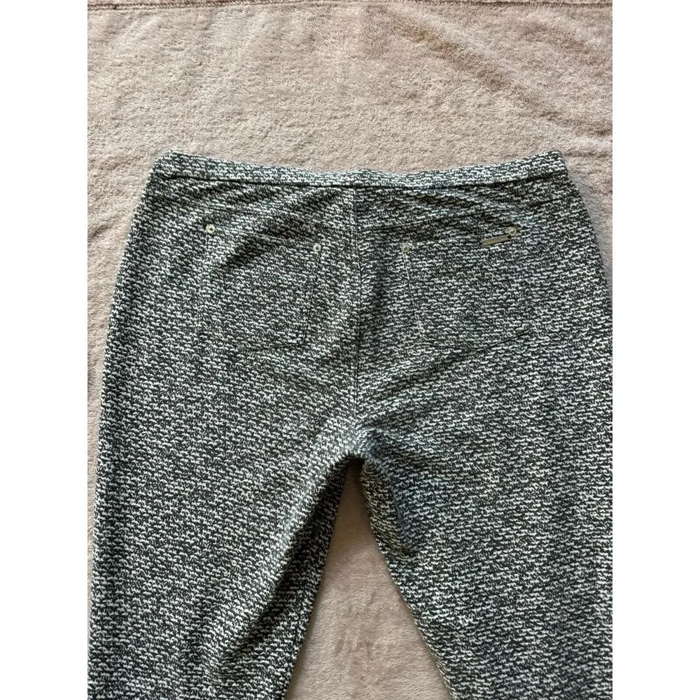 Michael Kors Women's Black White‎ Pull On Pants Size X-Large